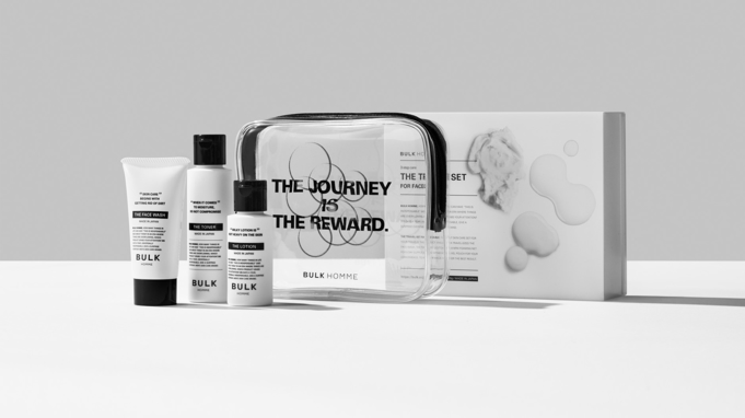 BULK HOMME「THE TRAVEL SET FOR FACE CARE」付プラン
